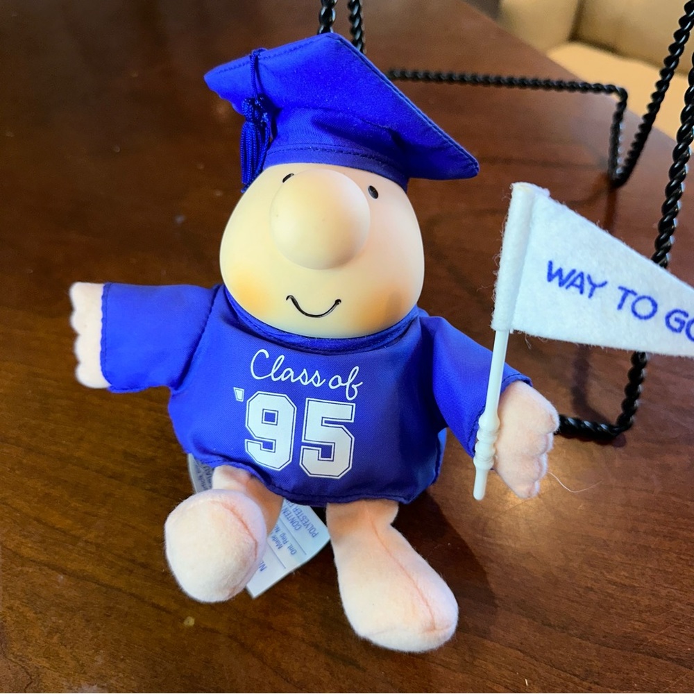 WAY TO GO 1994 Ziggy Graduation Class Of '95 Plush American Greetings Tom Wilson